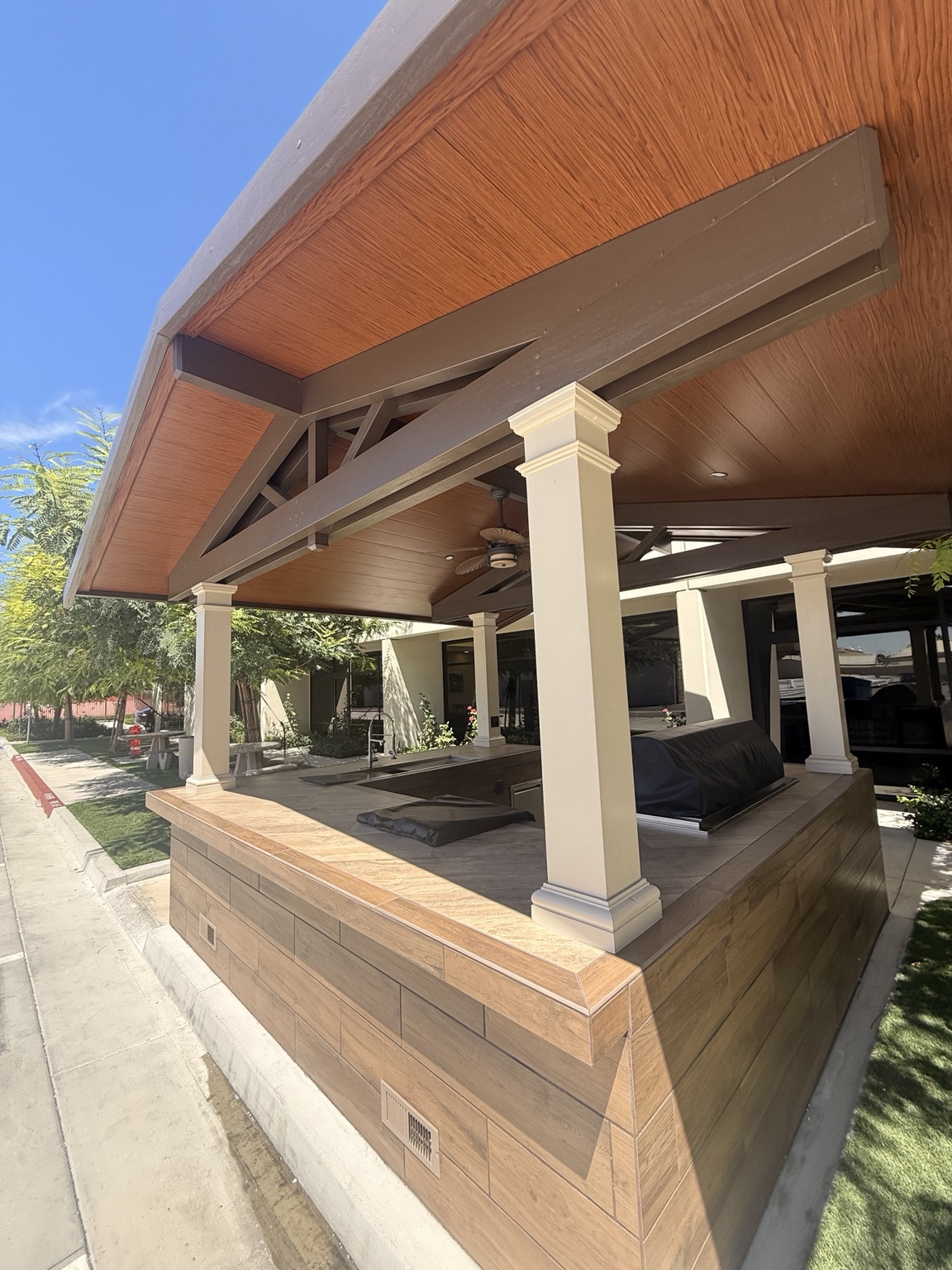 Finished Total Patio aluminum patio cover